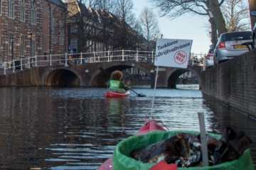 2019 – 17 juni – Ideecafé – Plastic in de Leidse grachten