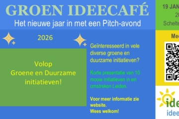 Groen Ideecafé 19 januari 2026 – Pitch avond