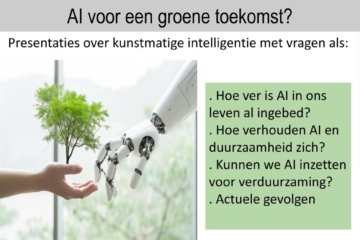 Groen Ideecafé 15 juni 2026: Kunstmatige intelligentie voor een groene toekomst?